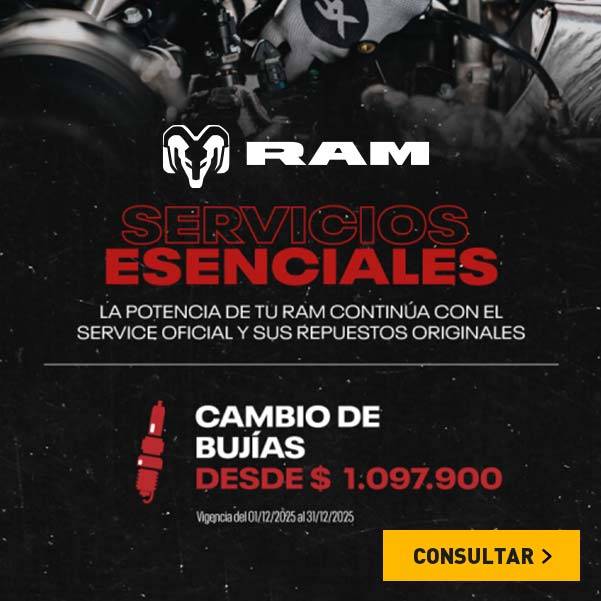 Promos Servico RAM en bujías