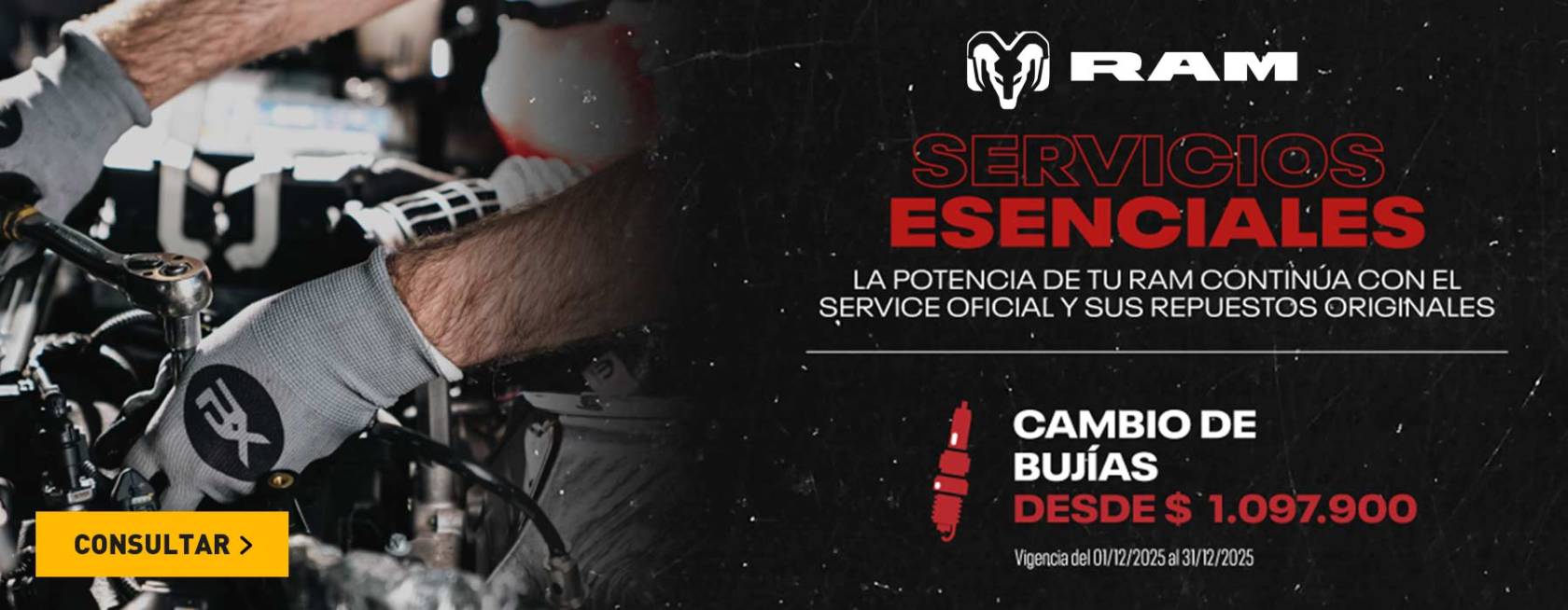 Promos servicio RAM bujías