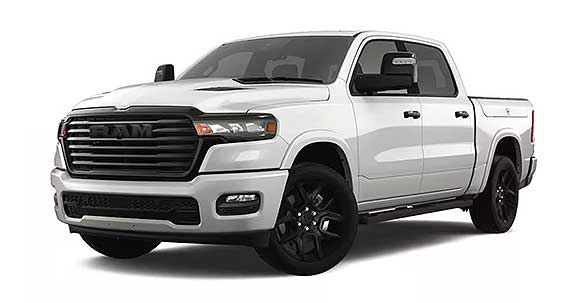 Ram 1500 Laramie Night Edition Blanca