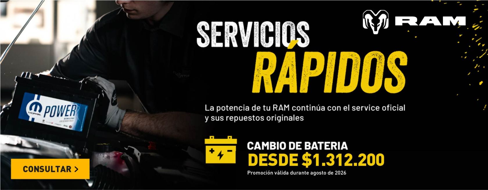 Promos servicio RAM beterias