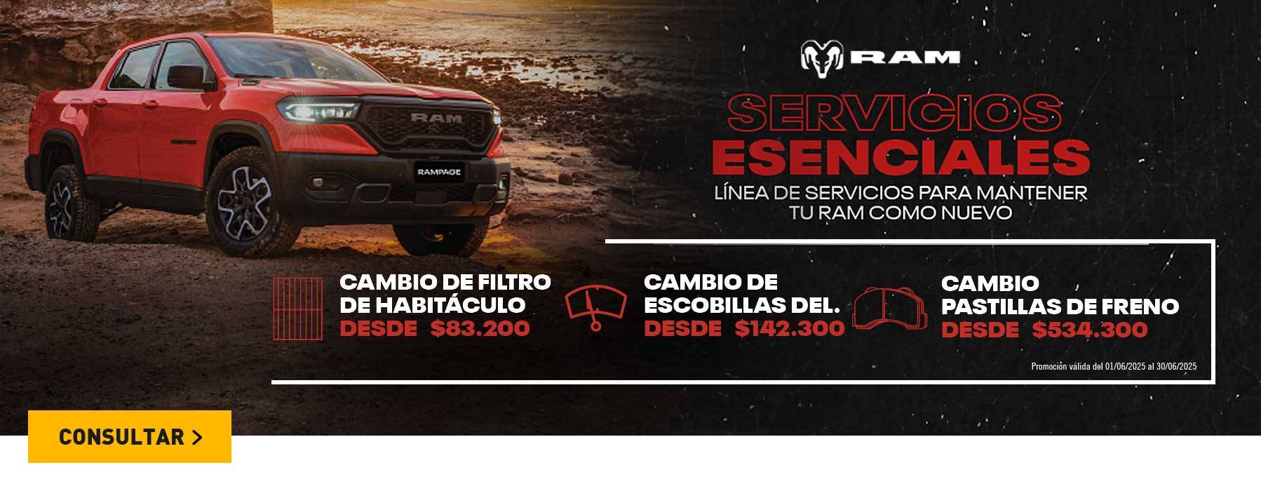 Promos servicio ram