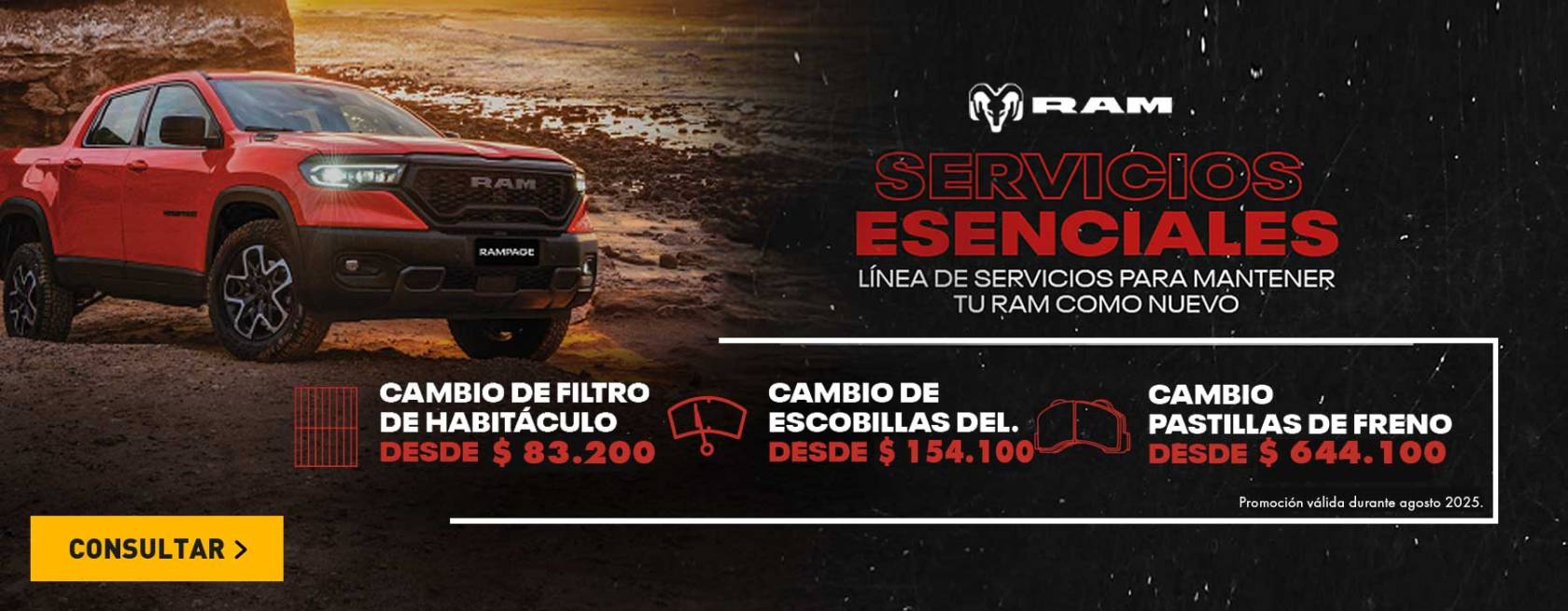Promos servicio ram 
