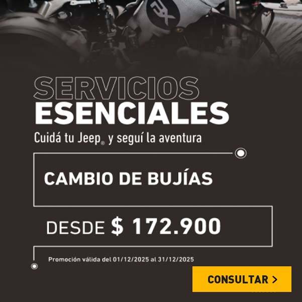 Promos Servico Jeep en bujías