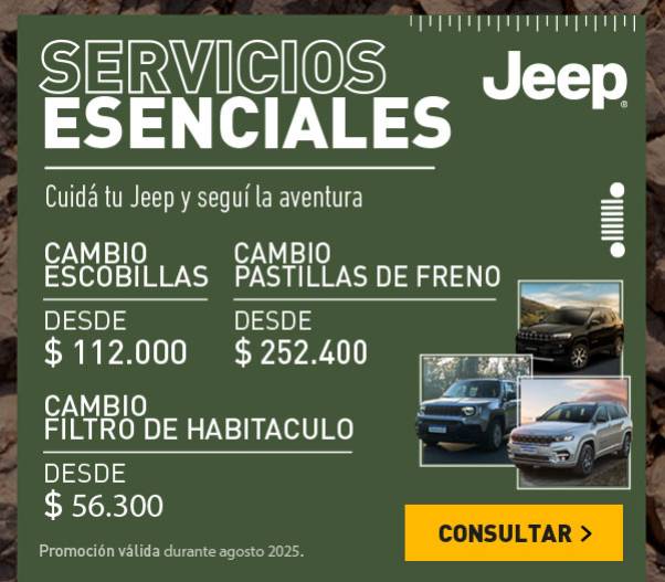 Promos Servicio Jeep